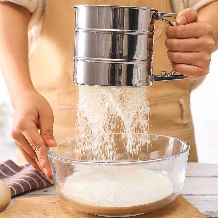 Stainless Steel Flour Filter Cup – Fine & Easy Sifting