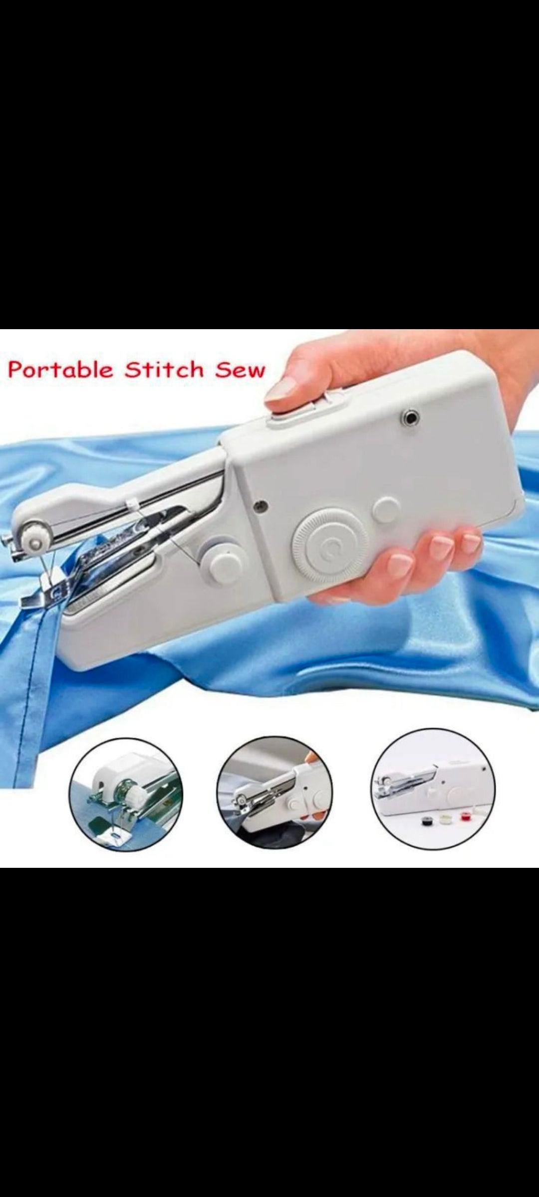 π§΅ Handy Stitch β Portable Handheld Sewing Machine (Cell Operated)