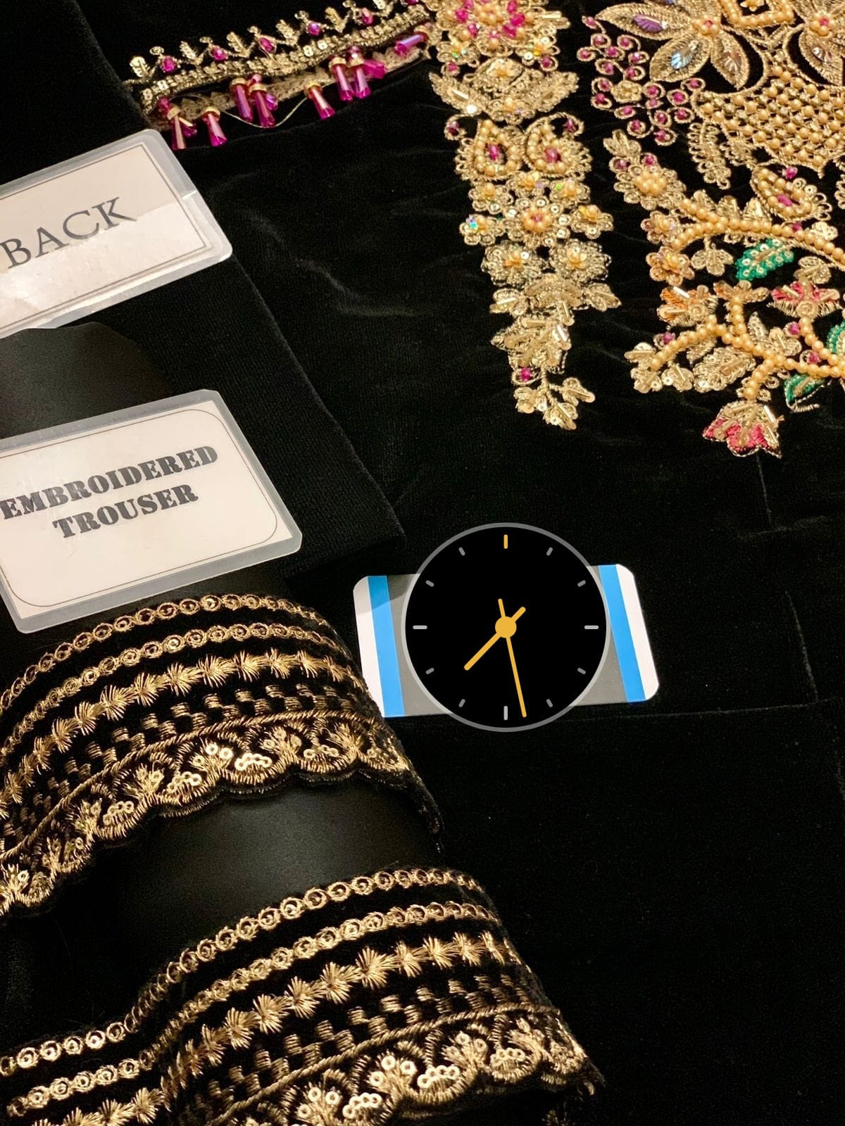 Luxury Velvet Wedding Ensemble – Khuda Baksh Inspired Collection