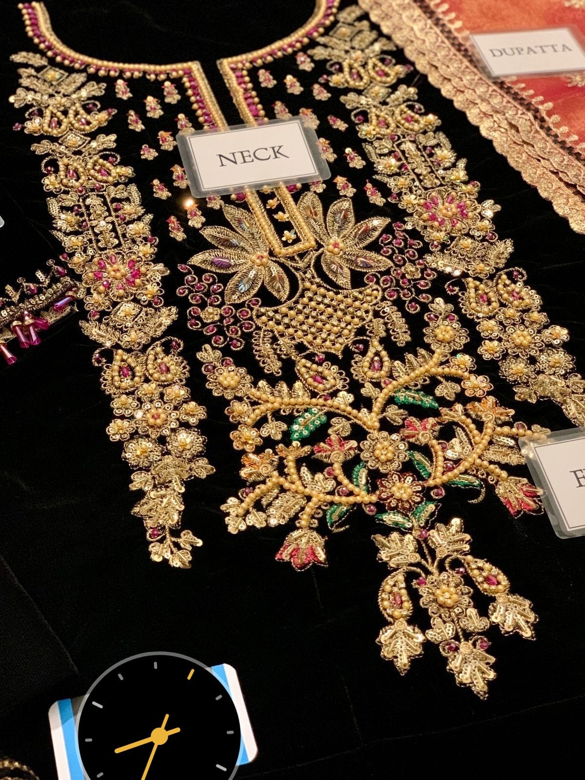 Luxury Velvet Wedding Ensemble – Khuda Baksh Inspired Collection