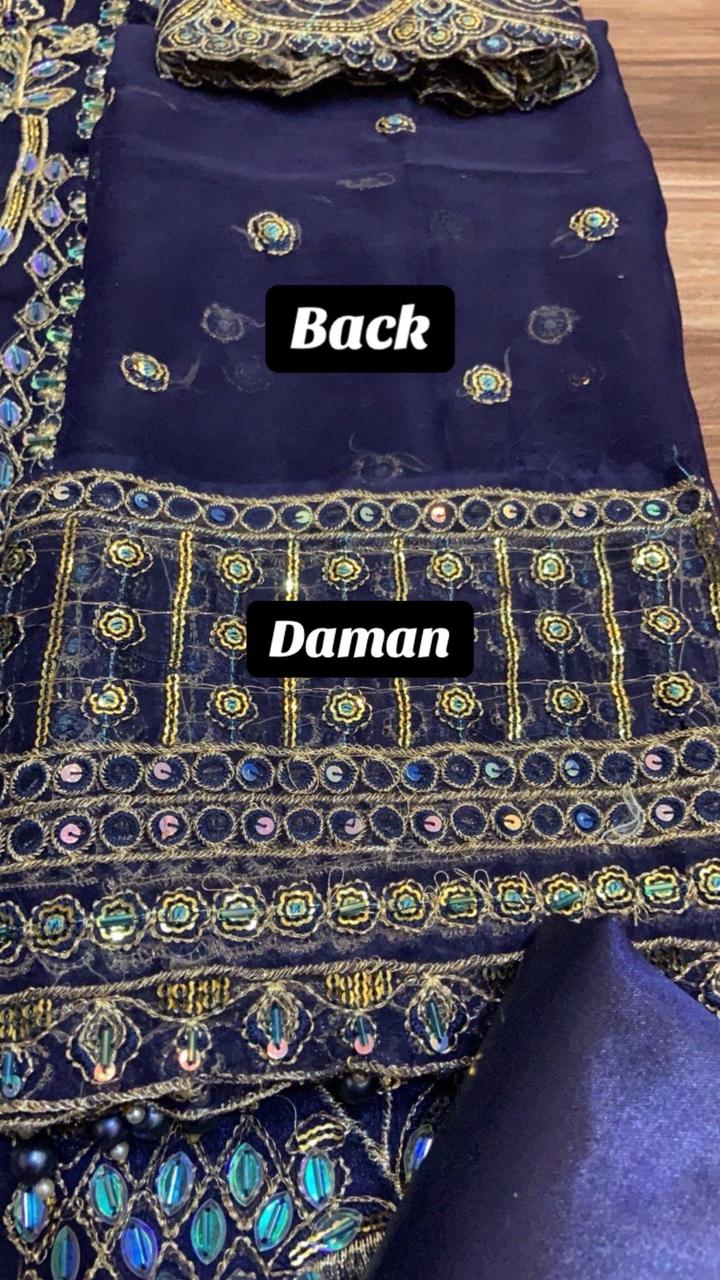 Luxury Chiffon Suit – Gulaal Inspired