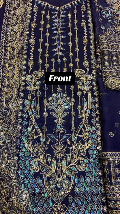 Luxury Chiffon Suit – Gulaal Inspired