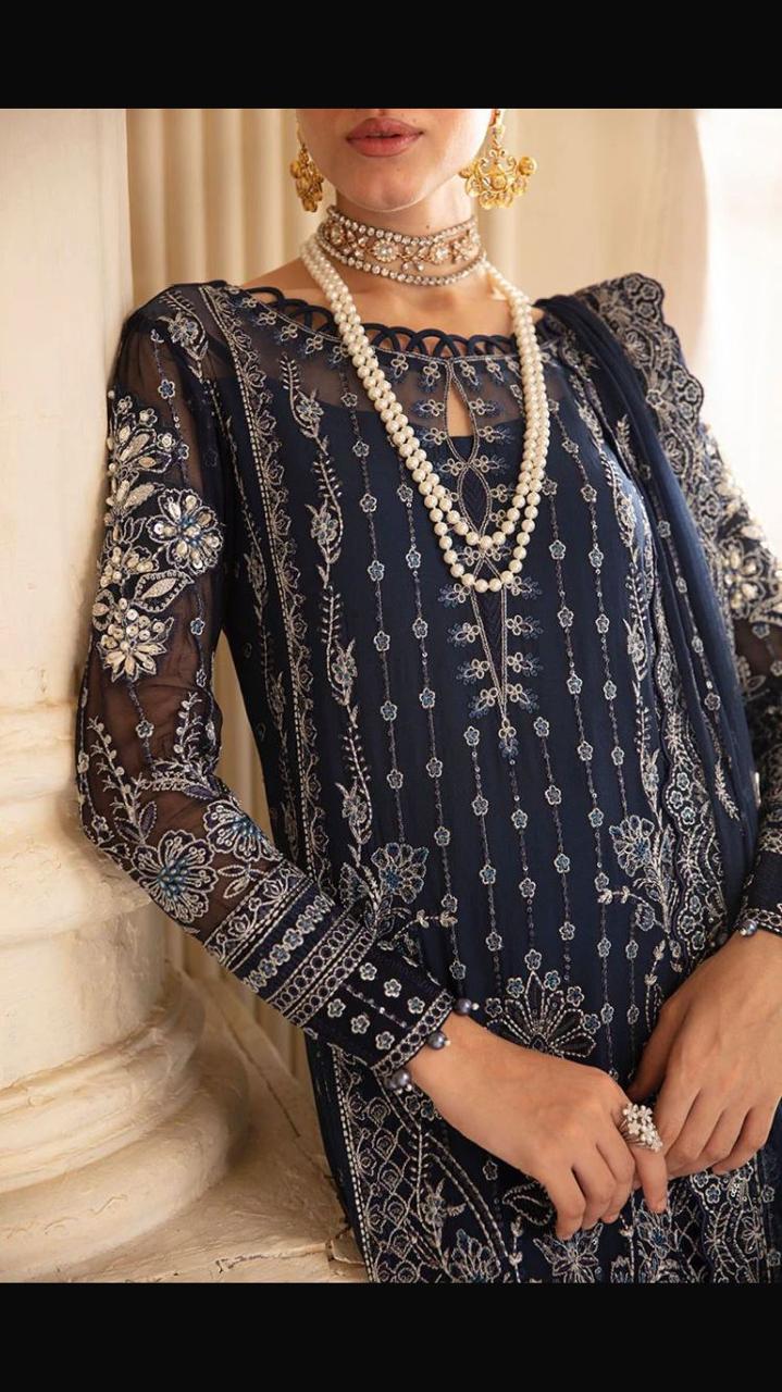 Luxury Chiffon Suit – Gulaal Inspired