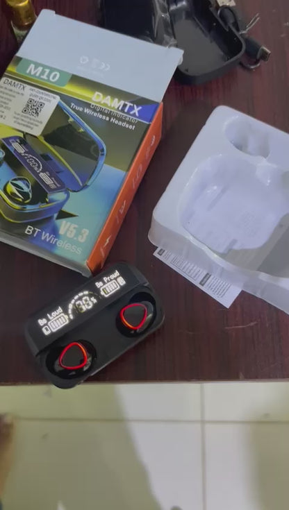 M10 Wireless Bluetooth Earbuds v5.3 🔊