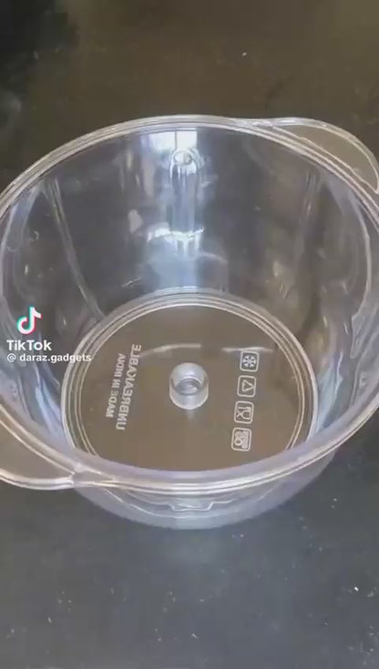 1.5 Litre Push Chopper – 3 Blades with Beater & Safety Lock