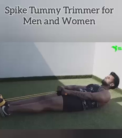 Spike Tummy Trimmer Resistance Exercise Band – Full Body Workout Equipment