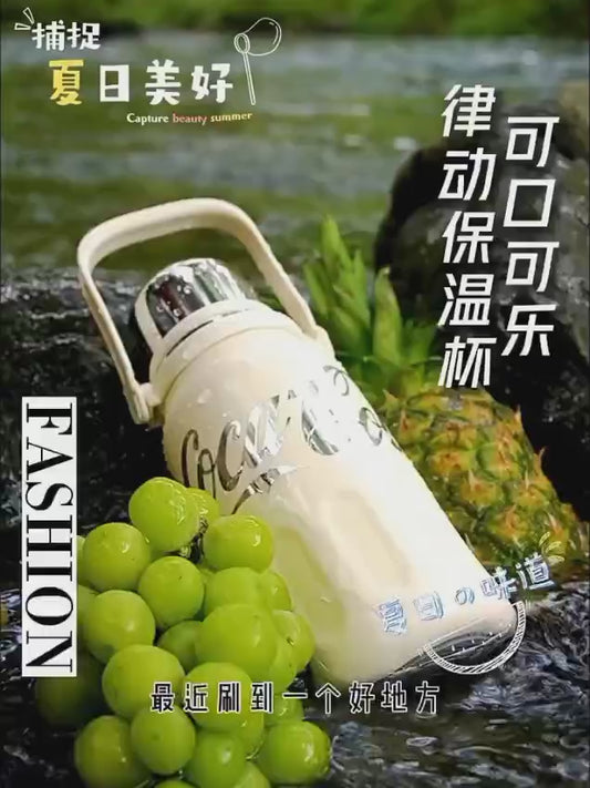 ☕ Portable Heat Preservation Coffee Mug – Big Size (Stainless Steel Vacuum Bottle)