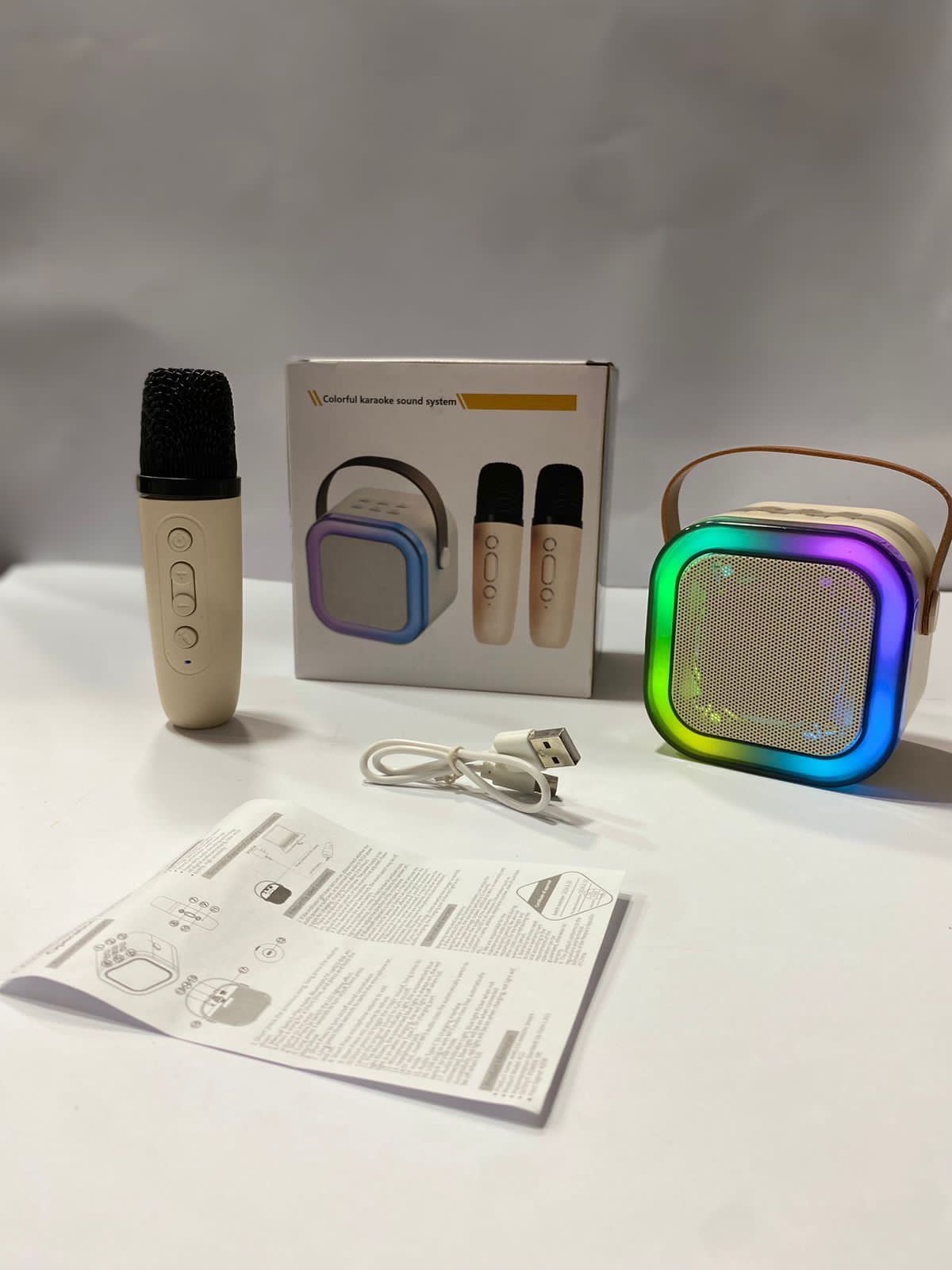 🎤 K12 Mini Audio Microphone – Wireless Bluetooth Karaoke Speaker