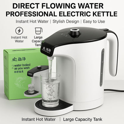 🔥 Heating 2 Modes Direct Flowing Water Professional Electric Kettle