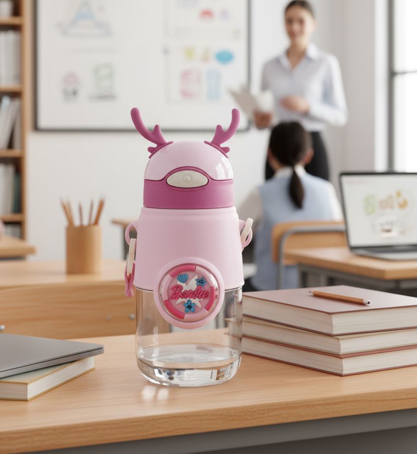 New Fancy Style Mighty 3D Cartoon School Bottles