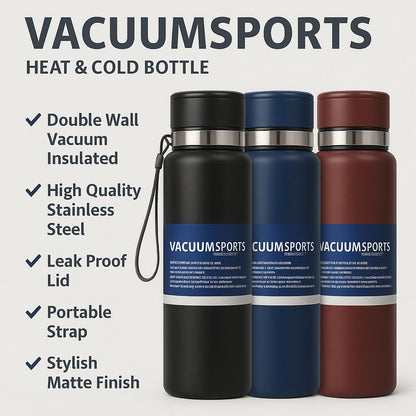 800ml Leisure Cup Sports Stainless Steel Water Bottle
