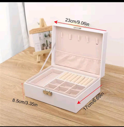 Double layer jewellery box