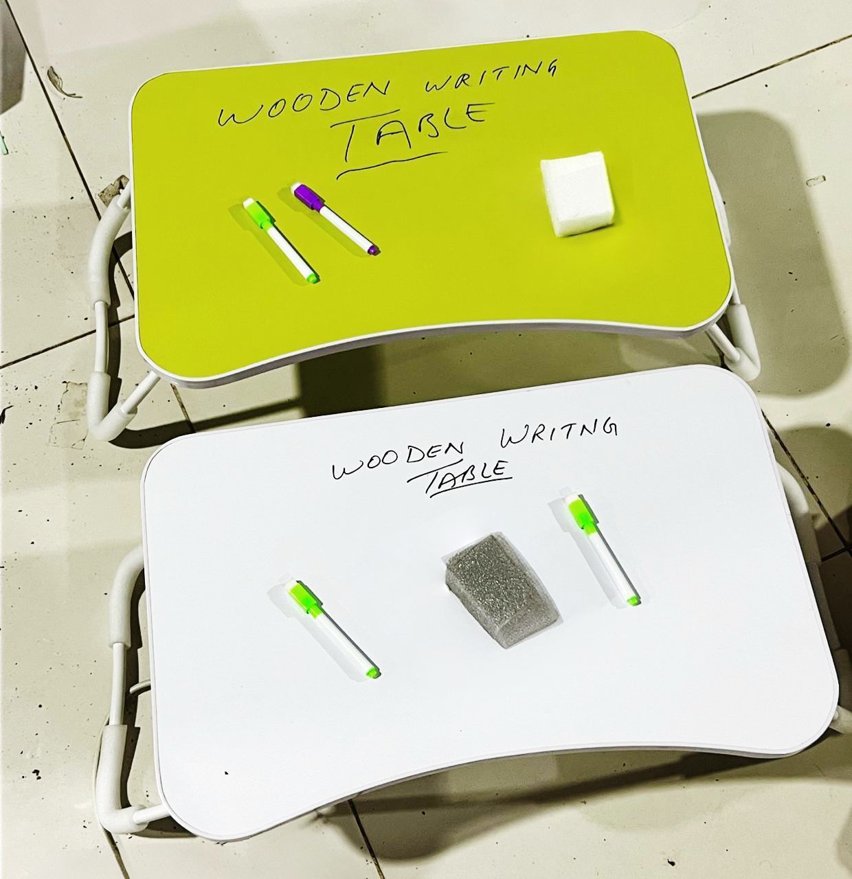 White board table
