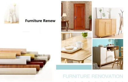 Waterproof Wood Grain PVC Vinyl Sticker – Self Adhesive Film for Furniture, Kitchen, Car & Door